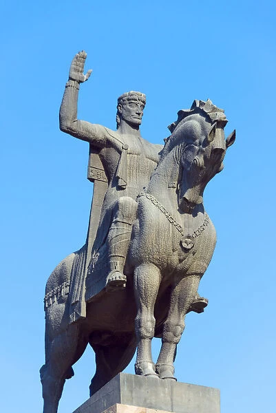 Bronze equestrian statue, Tbilisi, Georgia