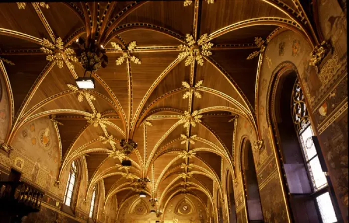 Framed Print : Bruges - The Gothic Hall, 14th cent. BELGIUM Copyright: aACollectionLtd Framed Print : Bruges - The Gothic Hall, 14th cent. BELGIUM Copyright: aACollectionLtd