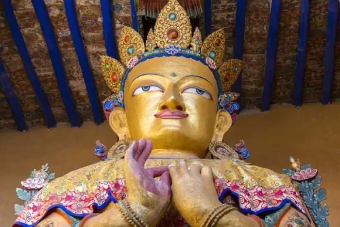 Framed Print : Buddha statue, Leh, Ladakh, India
