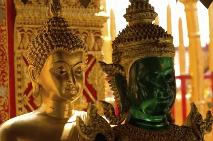 Framed Print : Buddhas, Wat Phra That Doi Suthep, Thailand Framed Print : Buddhas, Wat Phra That Doi Suthep, Thailand