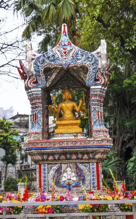 Framed Print : Buddhist Many Faced Buddha Shrine Street Temple Lychee Bay Luwan Guangzhou Guangdong Province China Framed Print : Buddhist Many Faced Buddha Shrine Street Temple Lychee Bay Luwan Guangzhou Guangdong Province China