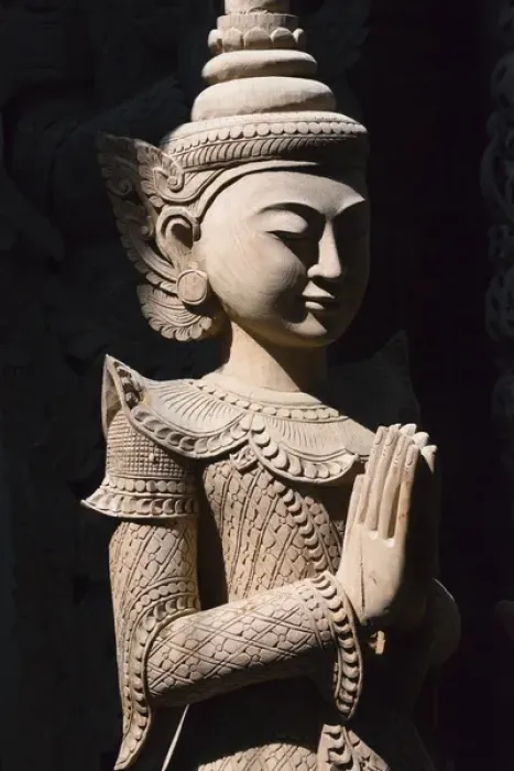 Framed Print : Buddhist statue, Mandalay, Myanmar Framed Print : Buddhist statue, Mandalay, Myanmar
