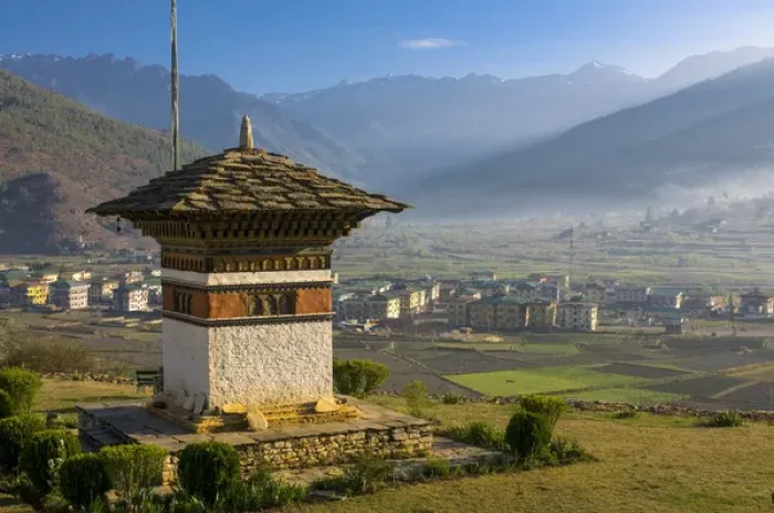 Framed Print : Buddhist stupha, Paro, Bhutan Framed Print : Buddhist stupha, Paro, Bhutan