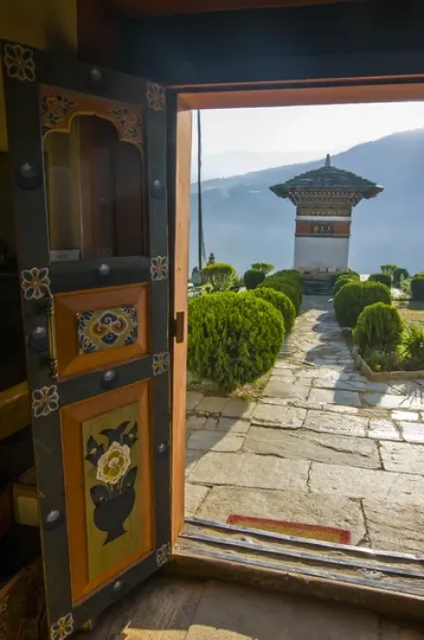 Framed Print : Buddhist stupha, Paro, Bhutan Framed Print : Buddhist stupha, Paro, Bhutan