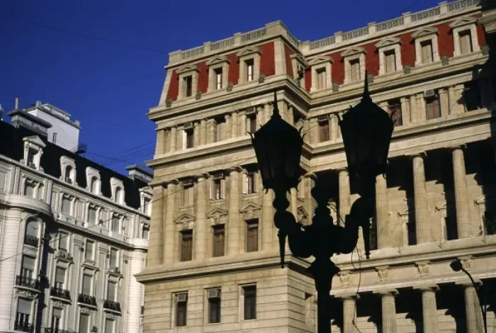 Framed Print : Buenos Aires, Argentina, Exterior of the Palacio de Justicia or Palace of Justice