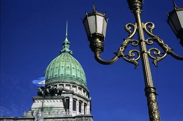 Buenos Aires, Argentina, The green domed Palacio del Congreso