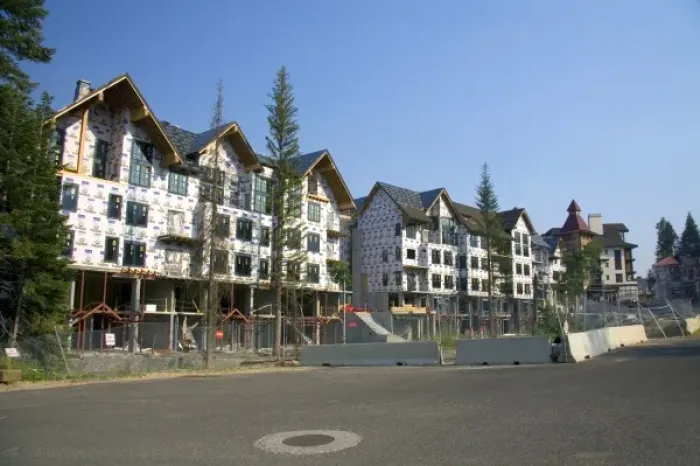 Framed Print : Building construction haulted due to bankruptcy at the Tamarak Resort near Donnelly, Idaho Framed Print : Building construction haulted due to bankruptcy at the Tamarak Resort near Donnelly, Idaho