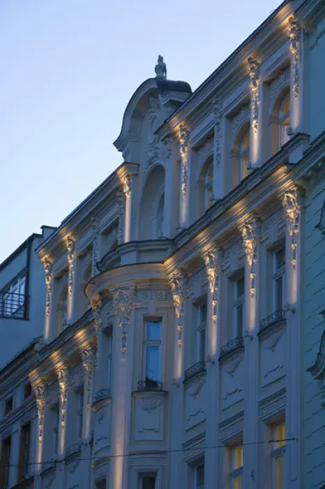 Framed Print : Building Details, St. Mesto area, near Old Town Square, Historical Center of Prague-UNESCO