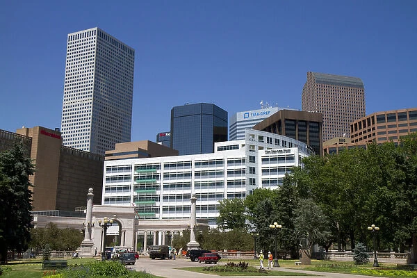 Buildings in downtown Denver, Colorado, USA