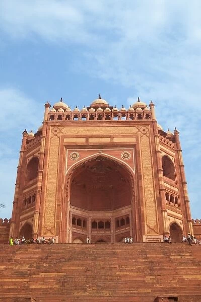 Buland Darwaza Gate at the Jami Masjid Mosque, Fatehpur Sikri, near Agra, India