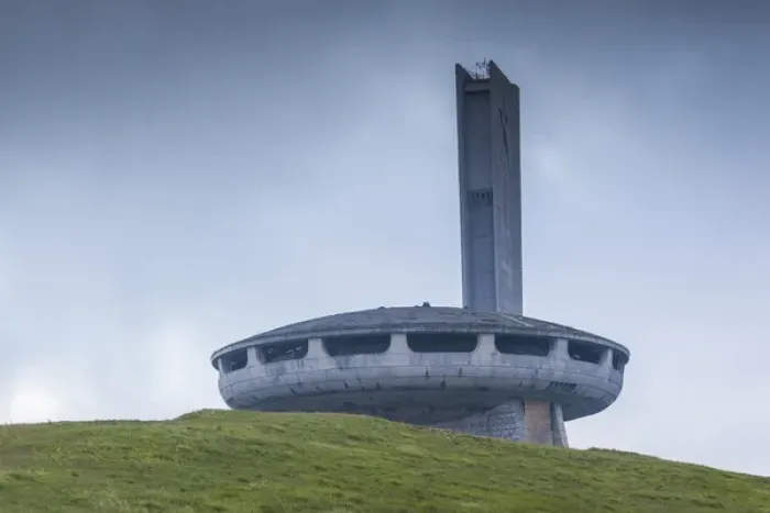 Framed Print : Bulgaria, Central Mountains, Shipka, Shipka Pass, ruins of the Soviet-era Buzludzha Monument Framed Print : Bulgaria, Central Mountains, Shipka, Shipka Pass, ruins of the Soviet-era Buzludzha Monument