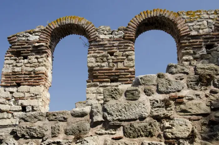 Framed Print : Bulgaria, Nessebur (aka Nessebar). Ruins of St Framed Print : Bulgaria, Nessebur (aka Nessebar). Ruins of St