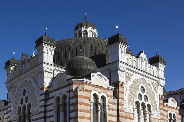 Bulgaria, Sofia, Sofia Synagogue, built 1909, second largest Sephardic Synagogue in Europe