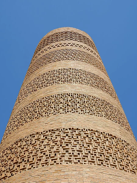 Burana Tower, a former minaret and icon of Kyrgyzstan. Balasagun an ancient city of the