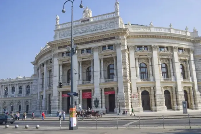 Framed Print : The Burgtheater (formerly Imperial Court Theatre) of Vienna, Austria