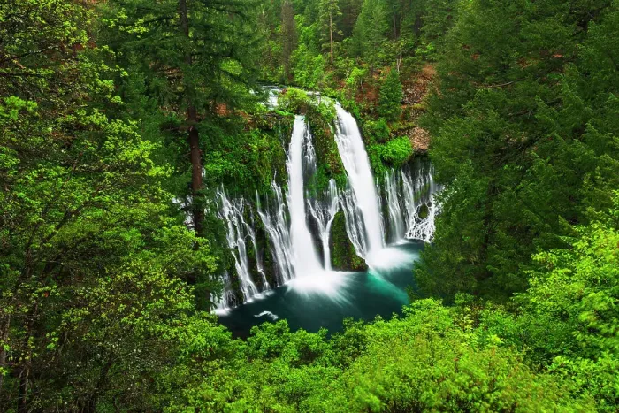 Framed Print : Burney Falls, McArthur-Burney Falls Memorial State Park, California, USA Framed Print : Burney Falls, McArthur-Burney Falls Memorial State Park, California, USA
