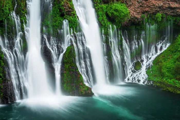 Framed Print : Burney Falls, McArthur-Burney Falls Memorial State Park, California, USA Framed Print : Burney Falls, McArthur-Burney Falls Memorial State Park, California, USA