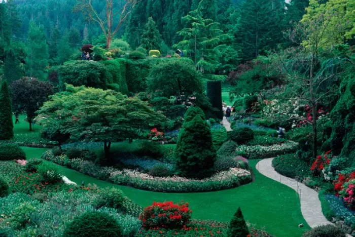 Framed Print : Butchart Gardens, British Columbia, Canada Framed Print : Butchart Gardens, British Columbia, Canada