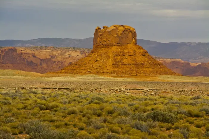 Framed Print : Butte, Navajo Nation Scenic Byway, Arizona, USA
