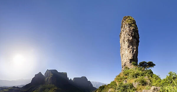 The buttes of Mulit near Semien Mountains, Ethiopia