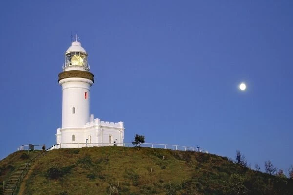 Byron Bay, Australia. Byron Bays famous lighthouse landmark