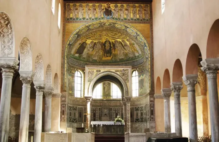 Framed Print : BYZANTINE ART. CROATIA. Euphrasian Basilica. Byzantine church built in the sixth century Framed Print : BYZANTINE ART. CROATIA. Euphrasian Basilica. Byzantine church built in the sixth century