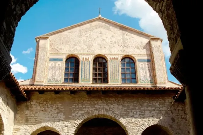 Framed Print : Byzantine Art. Croatia. Euphrasian Basilica. Byzantine church built in the sixth century Framed Print : Byzantine Art. Croatia. Euphrasian Basilica. Byzantine church built in the sixth century