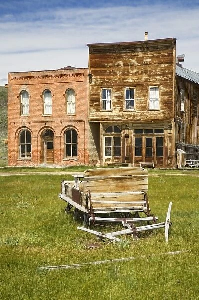 PK515. CA, Bodie State Historic Park, Post Office and Odd Fellows Lodge