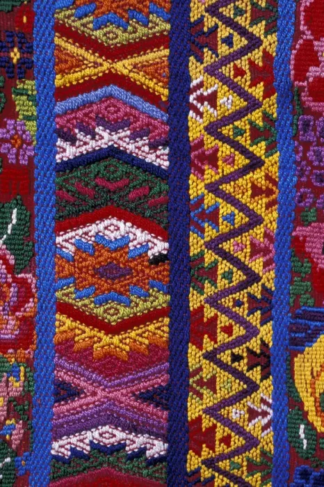 Framed Print : CA, Guatemala. Handloomed Framed Print : CA, Guatemala. Handloomed