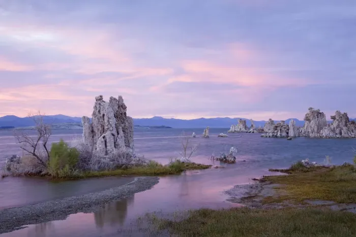 Framed Print : CA, Mono Lake Tufa State Reserve, South Tufa Area, Tufas and Mono Lake at sunset Framed Print : CA, Mono Lake Tufa State Reserve, South Tufa Area, Tufas and Mono Lake at sunset