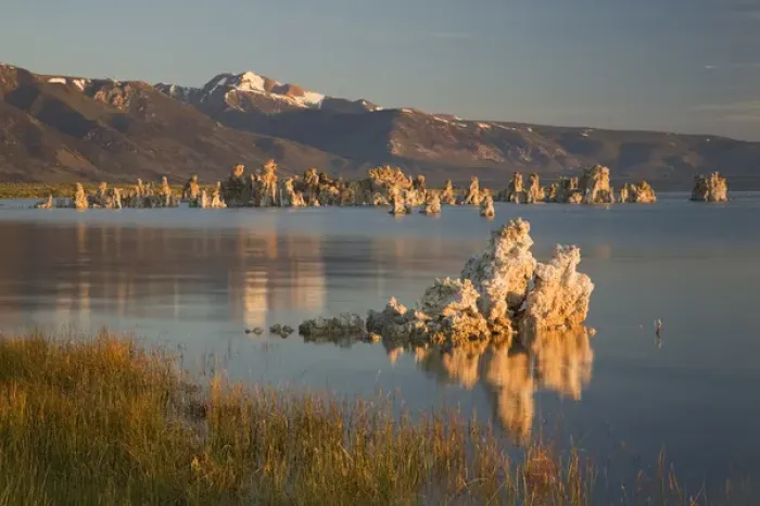Framed Print : CA, Mono Lake Tufa State Reserve, South Tufa Area, Tufas and Mono Lake at sunrise Framed Print : CA, Mono Lake Tufa State Reserve, South Tufa Area, Tufas and Mono Lake at sunrise