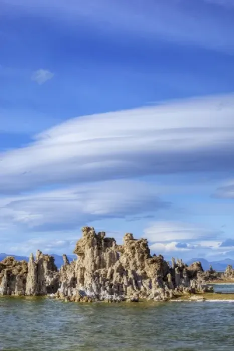 Framed Print : CA, Mono Lake Tufa State Reserve, South Tufa Area