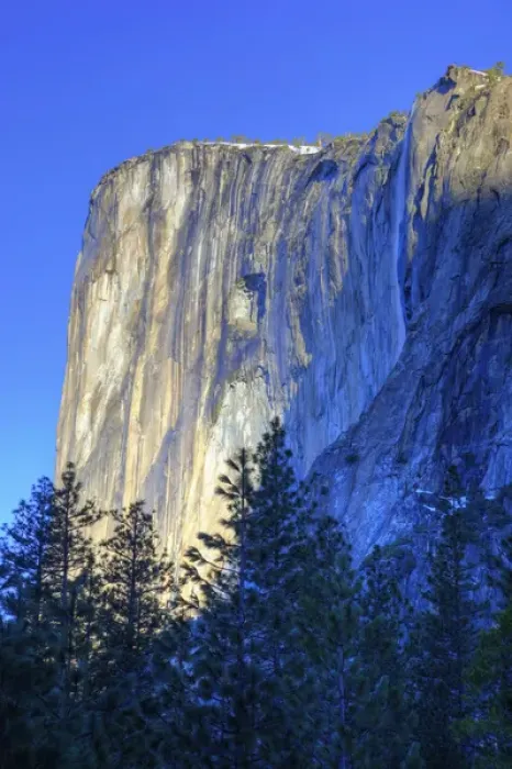 Framed Print : CA, Yosemite NP, El Capitan and Horsetail Falls Framed Print : CA, Yosemite NP, El Capitan and Horsetail Falls