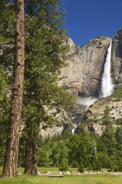 Framed Print : CA, Yosemite NP, Upper Yosemite Falls Framed Print : CA, Yosemite NP, Upper Yosemite Falls