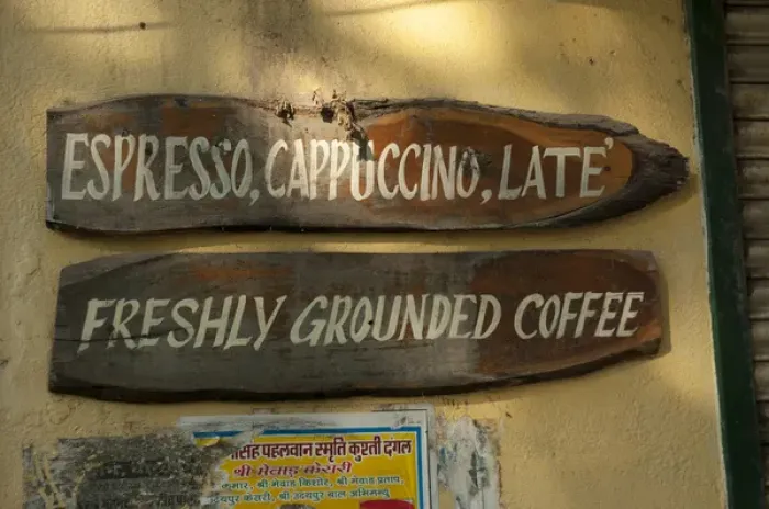 Framed Print : Cafe sign, Udaipur, Rajasthan, India Framed Print : Cafe sign, Udaipur, Rajasthan, India