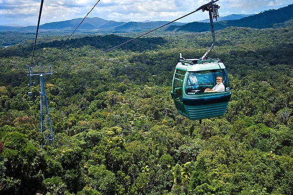 Cairns, Australia, Kuranda Rainforest Skyrail in West Queensland