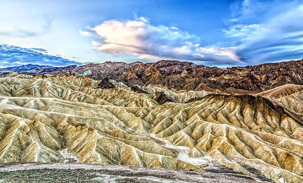 California; Death Valley; Death Valley National Park; Zabriskie Point; USA