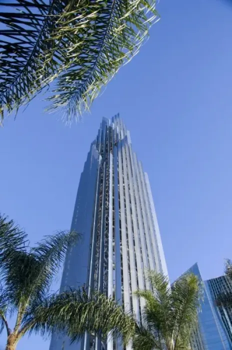 Framed Print : California, Garden Grove. Dr. Robert Schullers Crystal Cathedral