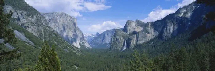 Framed Print : California, Yosemite National Park, View of Bridal Veil falls at Yosemite Valley Framed Print : California, Yosemite National Park, View of Bridal Veil falls at Yosemite Valley