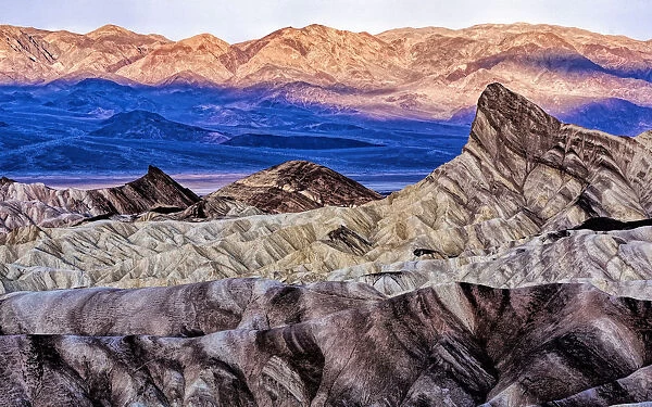 California; Zabriskie Point; Death Valley National Park; Death Valley; USA