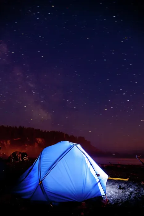 Framed Print : Camping on First Beach and James Island, Quileute Reservation, La Push, Washington State, USA Framed Print : Camping on First Beach and James Island, Quileute Reservation, La Push, Washington State, USA