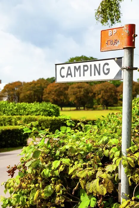 Framed Print : Camping sign, Sankt Ibb, Ven, Sweden Framed Print : Camping sign, Sankt Ibb, Ven, Sweden