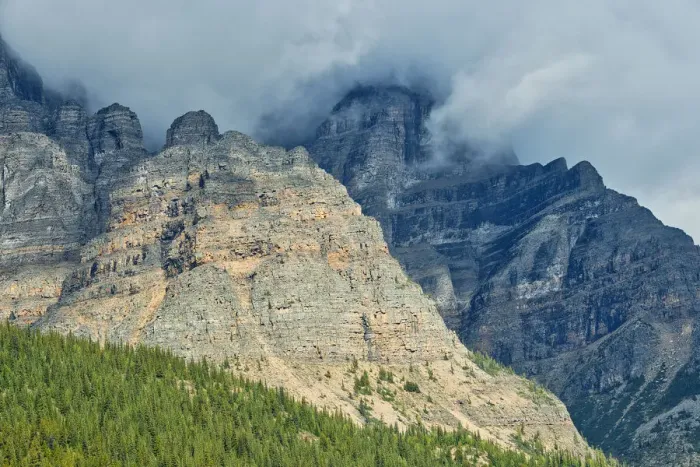 Framed Print : Canada, Alberta, Banff National Park. Sunrise landscape with Mt. Temple Framed Print : Canada, Alberta, Banff National Park. Sunrise landscape with Mt. Temple
