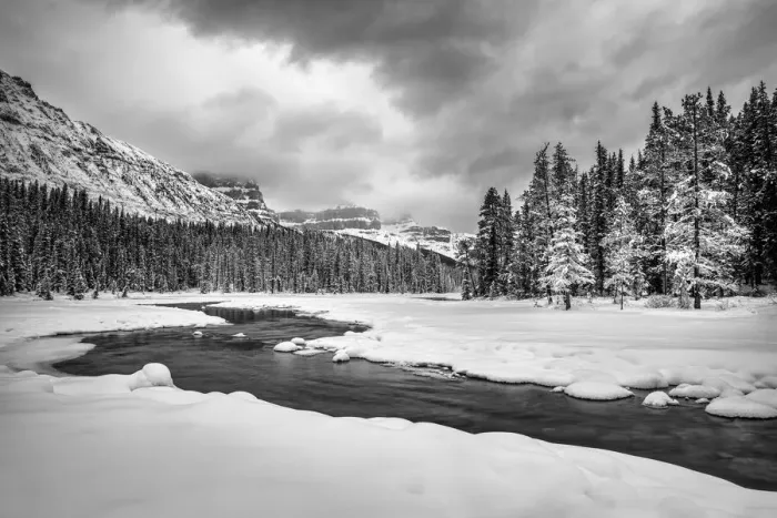 Framed Print : Canada, Alberta, Banff National Park, Dawn at the Mistaya River Framed Print : Canada, Alberta, Banff National Park, Dawn at the Mistaya River