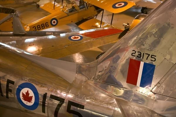 Canada, Alberta, Calgary: Aero Space Museum of Calgary, 1950s Sabre Jet