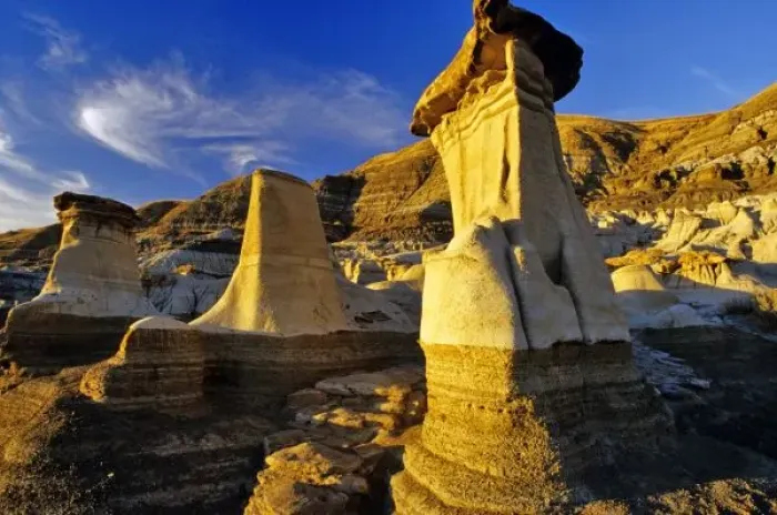 Framed Print : Canada, Alberta, Drumheller. Hoodoos Framed Print : Canada, Alberta, Drumheller. Hoodoos