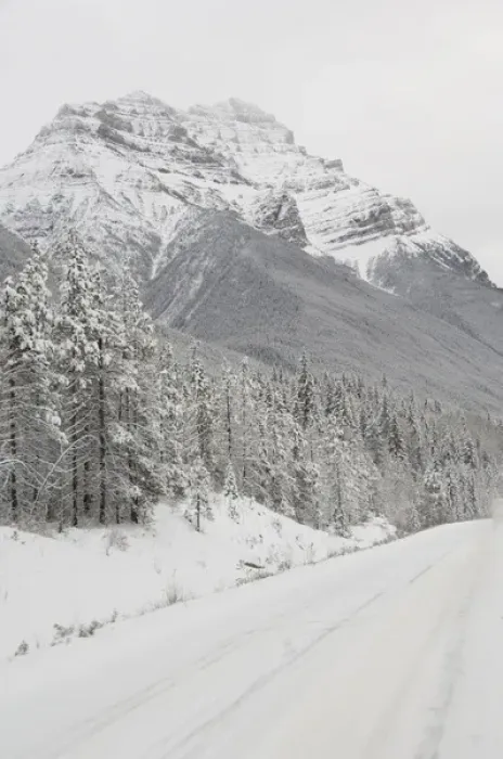 Framed Print : Canada, Alberta, Icefields Parkway. Jasper National Park in winter. Scenic highway Framed Print : Canada, Alberta, Icefields Parkway. Jasper National Park in winter. Scenic highway