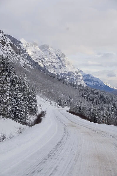 02. Canada, Alberta, Icefields Parkway. Jasper National Park in winter