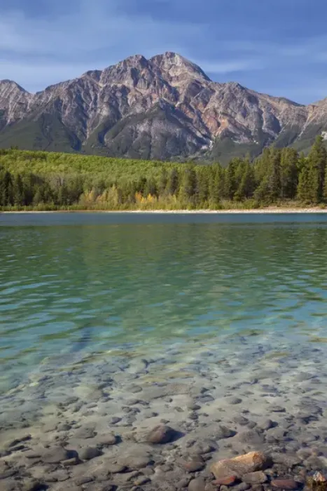 Framed Print : Canada, Alberta, Jasper National Park. Landscape of Patricia Lake and Pyramid Mountain Framed Print : Canada, Alberta, Jasper National Park. Landscape of Patricia Lake and Pyramid Mountain