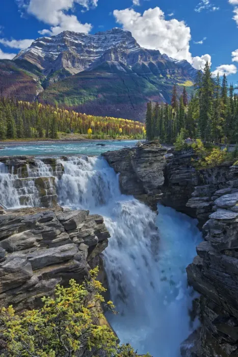 Framed Print : Canada, Alberta, Jasper National Park. Athabasca River at Athabasca Falls Framed Print : Canada, Alberta, Jasper National Park. Athabasca River at Athabasca Falls